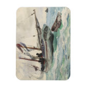 ウィンスローホーマー-スクーナー-ナッソー マグネット (縦)