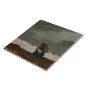 ウィンスローホーマー – 2つの姿バイザシー タイル (側面)