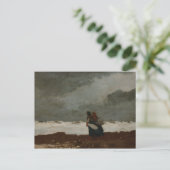 ウィンスローホーマー – 2つの姿バイザシー ポストカード (スタンド正面)