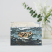 ウィンスローホームマーザガルフストリーム絵画のアートプリント ポストカード (スタンド正面)