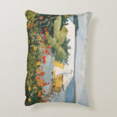 ウィンスローホームマーフラワーガーデンアンドバンガローバミューダ アクセントクッション (裏面(縦))