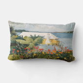 ウィンスローホームマーフラワーガーデンアンドバンガローバミューダ ランバークッション (裏面)