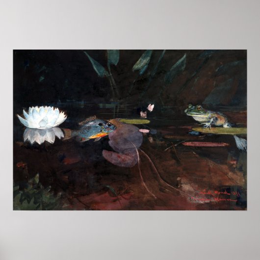 ウィンスローホームマーミンクポンド ポスター (正面)