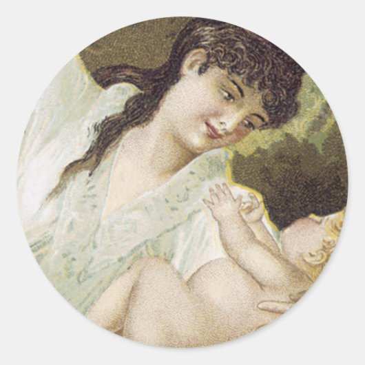 ウィンスロー夫人の心地良いシロップは子供たちのために ラウンドシール (正面)