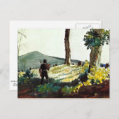 ウィンスロー絵を描ホーマーの先駆者 ポストカード (正面/裏面)