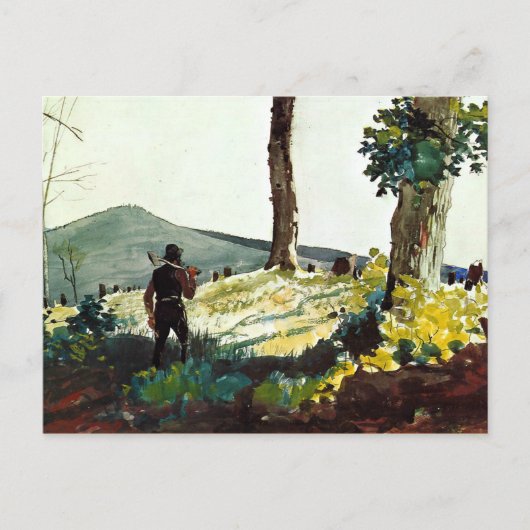 ウィンスロー絵を描ホーマーの先駆者 ポストカード (正面)