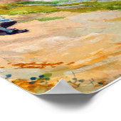 ウィンスロー運ホーマーによる少女のバスケット ポスター (角)