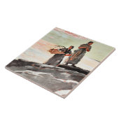 ウィンスロー・ホメア – サコ・ベイ、有絵画名な タイル (側面)