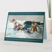 ウィンスロー・ホーマーによる牽引 カード (正面)