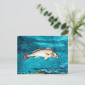 ウィンスロー・ホーマーによる魚の海 ポストカード (スタンド正面)