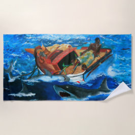 ウィンスロー・ホーマーの湾岸流は再び訪れた ビーチタオル