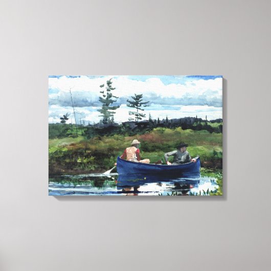 ウィンスロー·ホーマー·ザ·ブルーボート キャンバスプリント (正面)