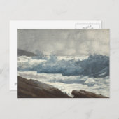 ウィンスロー・ホーマー・プルーツ・ネック・ブレーカーズ ポストカード (正面/裏面)