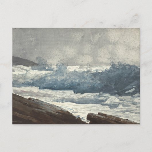 ウィンスロー・ホーマー・プルーツ・ネック・ブレーカーズ ポストカード (正面)