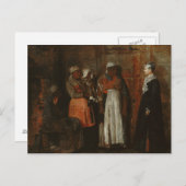 ウィンスロー・ホーマー - 古き情婦の訪問 ポストカード (正面/裏面)