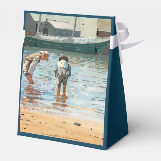 ウィンスロー・ホーマー「少年たちの水遊び (1873)」 フェイバーボックス (裏面サイド)