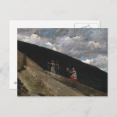 ウィンスロー・ホーマー - 山にて ポストカード (正面/裏面)