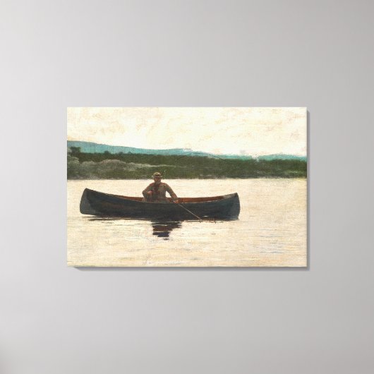 ウィンス遊ロー・ホーマーによる魚（1875年） キャンバスプリント (正面)