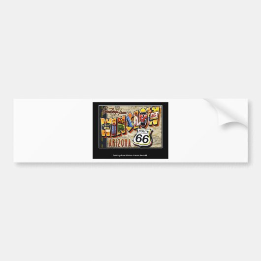 ウィンズアリゾナ バンパーステッカー (正面)