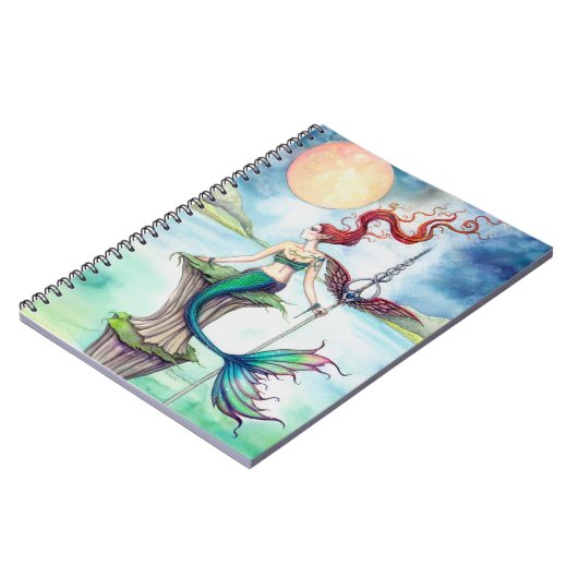 ウィンズオブアイルランドマーメイドファンタジーアート ノートブック (左側)