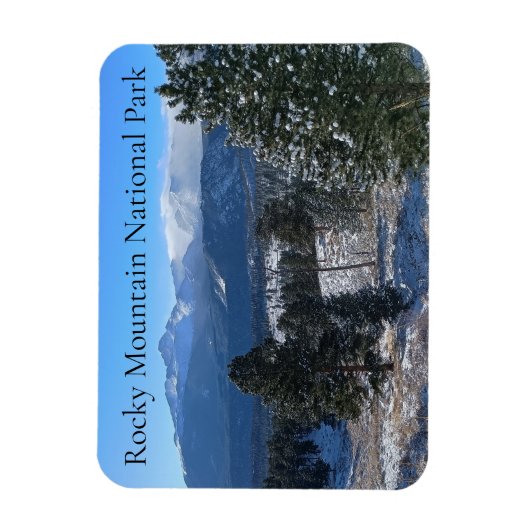 ウィンズスウィングスノーロッキーマウンテンナショナルパーク マグネット (縦)