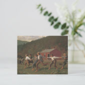 ウィンズローホーマーが鞭を打つ ポストカード (スタンド正面)