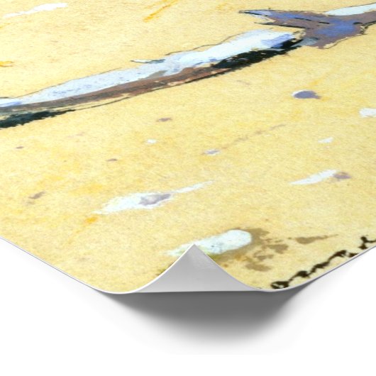 ウィンズローホーマーでアサリのバスケットを作る ポスター (角)