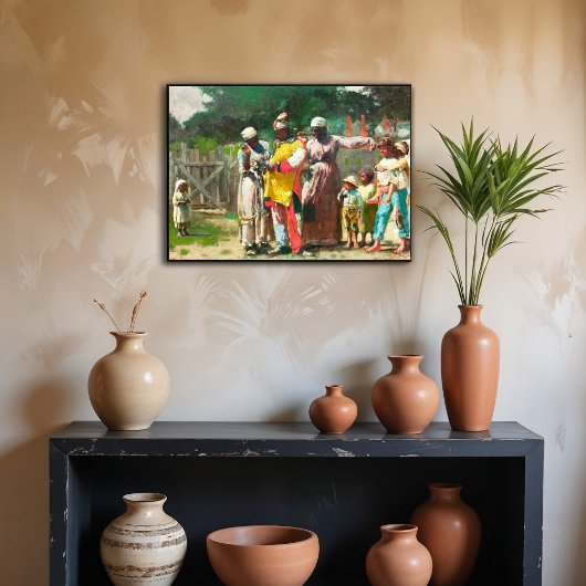 ウィンズローホーマーによるカーニバルのためのドレッシング ポスター