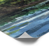 ウィンズローホーマーザブルーボート ポスター (角)