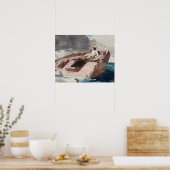 ウィンズローホーマー – ザガルフストリーム ポスター (キッチン)