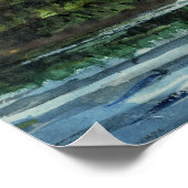 ウィンズローホーマー – ザブルーボート ポスター (角)