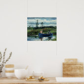 ウィンズローホーマー – ザブルーボート ポスター (キッチン)