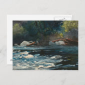 ウィンズローホーマー – ザラピッド,ハドソン川 ポストカード (正面/裏面)