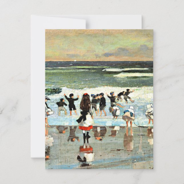 ウィンズローホーマー – ビーチシーン (正面)