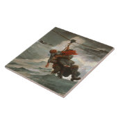 ウィンズローホーマー – ライフライン タイル (側面)