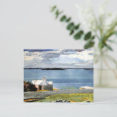 ウィンズローホーマー – 内陸水，バミューダ ポストカード (スタンド正面)