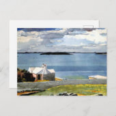 ウィンズローホーマー – 内陸水，バミューダ ポストカード (正面/裏面)