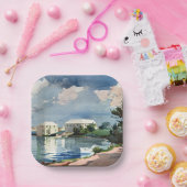 ウィンズローホーマー、塩釜、バミューダ ペーパープレート (パーティー)