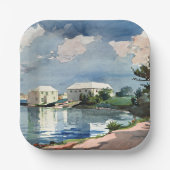 ウィンズローホーマー、塩釜、バミューダ ペーパープレート (正面)