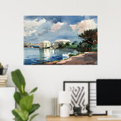 ウィンズローホーマー、塩釜、バミューダ ポスター (ホームオフィス)