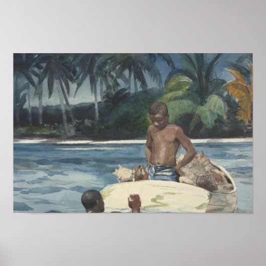 ウィンズローホーマー – 西インド諸島 ポスター (正面)