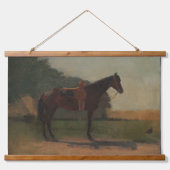 ウィンズローホーマー「農場の鞍馬」 吊り下げ型タペストリー (正面)