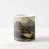 ウィンズローホーマー – 霧警告の コーヒーマグカップ (中央)