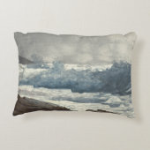 ウィンズローホーマー – Prout's Neck, Breakers アクセントクッション (裏面)