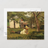 ウィンズローホーマー – The Nooning ポストカード (正面/裏面)