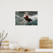 ウィンズローホームマーアメリカン・ザ・ライフライン ポスター (キッチン)