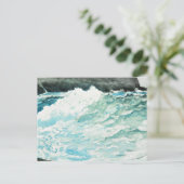 ウィンズロー素晴らしホマーの絵画プロッツ・ネック。 ポストカード (スタンド正面)