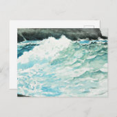 ウィンズロー素晴らしホマーの絵画プロッツ・ネック。 ポストカード (正面/裏面)