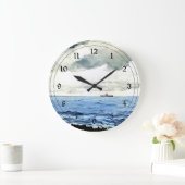 ウィンズロー絵画ホメーズ、バミューダ ラージ壁時計 (ホーム)