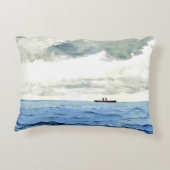 ウィンズロー絵画ホーマーのバミューダ アクセントクッション (裏面)